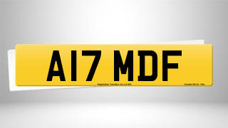 Registration A17 MDF